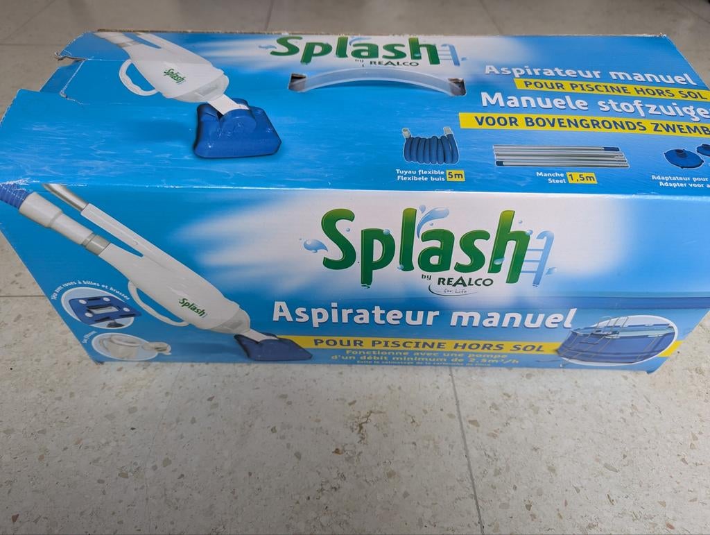 Zwembad manuele stofzuiger, Enlèvement