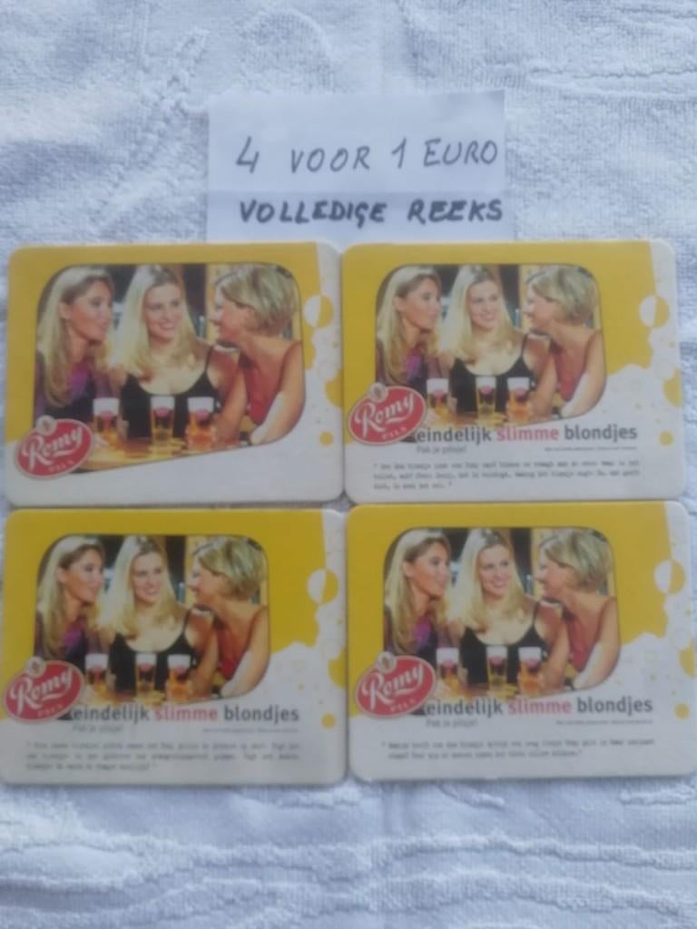 Volledige reeks bierviltjes Romy Pils, diverse teksten €1, Verzamelen, Ophalen of Verzenden, Viltje(s)