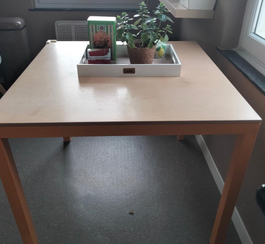 Table cuisine, Maison & Meubles, Quatre personnes, 50 à 100 cm, Carré, Enlèvement