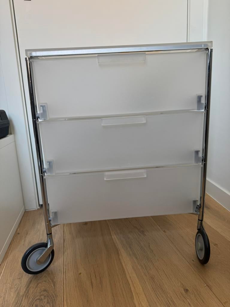 Kartell Mobil bureaukast, Ophalen, Overige materialen, Gebruikt, 3 of 4 laden