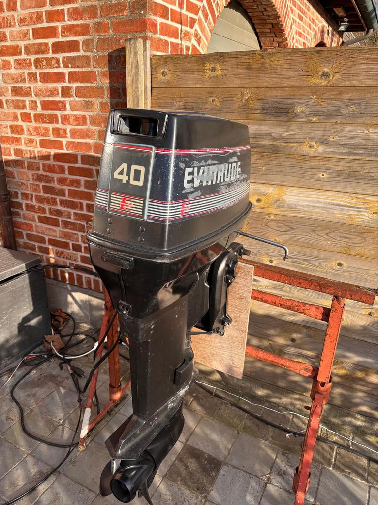 Evinrude 40pk motor, 30 ch ou plus, Utilisé, Moteur hors-bord, Essence