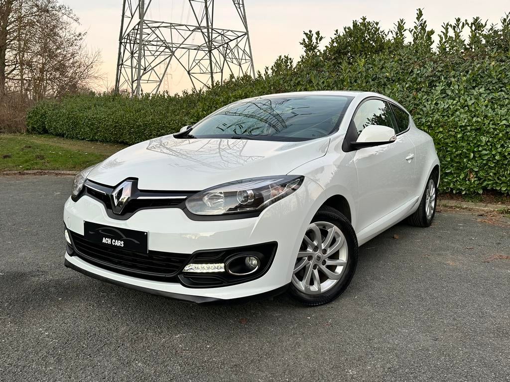 Renault Megane Coupé 1.2 Benzine 2014 Euro 5b 99.000km Airco, Auto's, Stof, 4 cilinders, Wit, Bedrijf