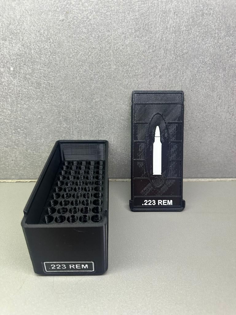 Boîte de rangement .223 REM - Fait main - Noir, Ophalen of Verzenden, Nieuw