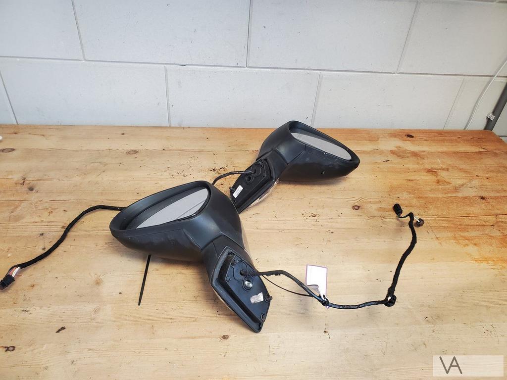 Peugeot 207 RC spiegel set met chromen kappen €100 setprijs, Gebruikt, -, -, Ophalen of Verzenden