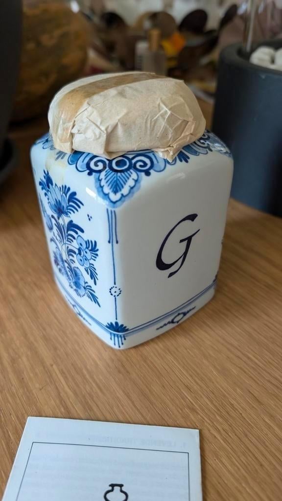 Delfts Blauwe theebus van De Porceleyne Fles (Royal Delft). , Ophalen of Verzenden