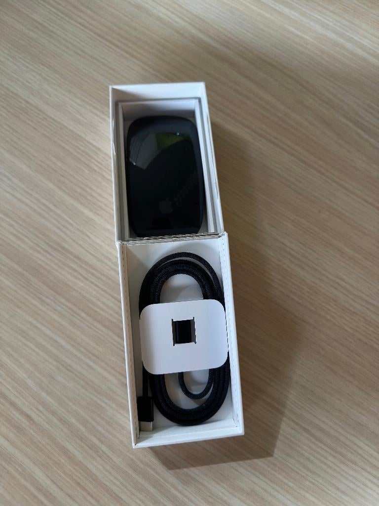 Apple Magic Mouse Black, Computers en Software, Muizen, Ophalen, Muis, Gebruikt, Draadloos