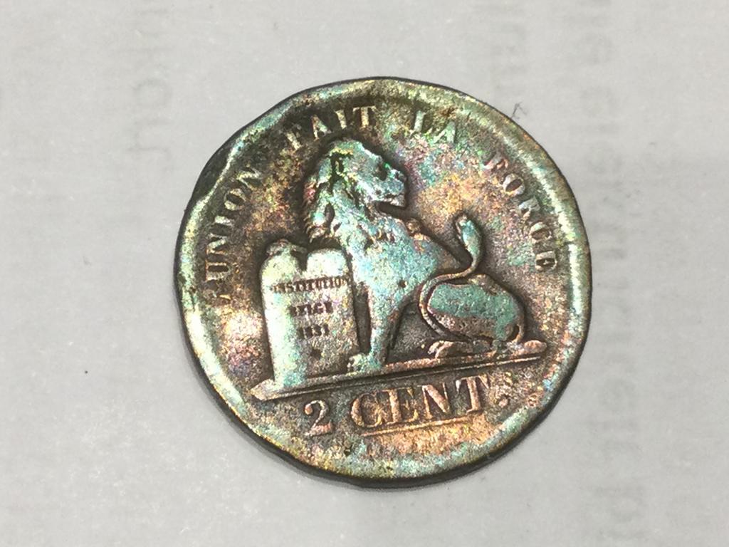 België 2 centimes 1833, Ophalen of Verzenden