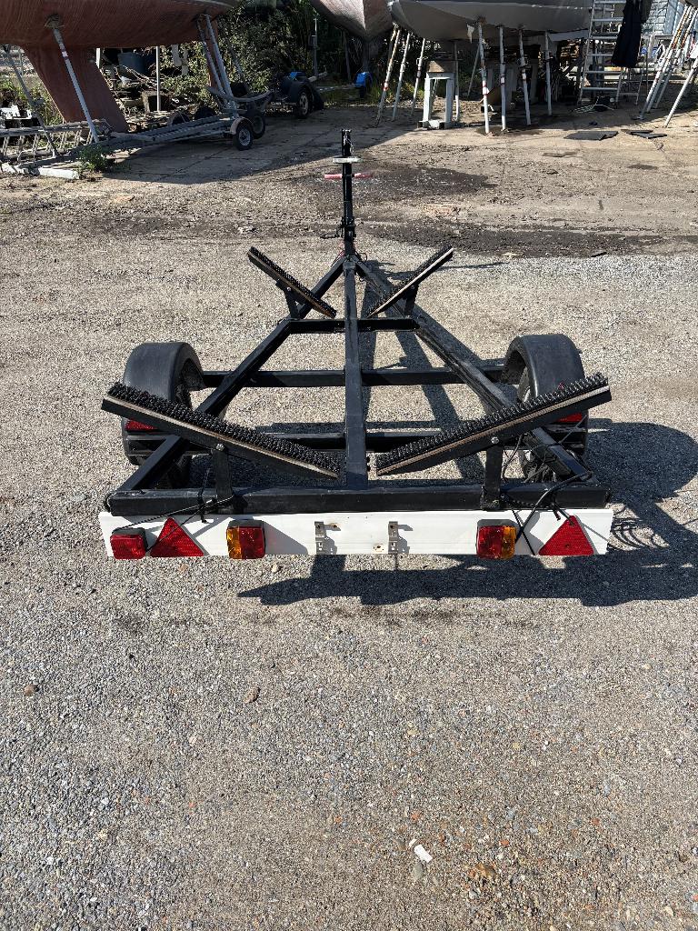 Boot / jet ski / zeilboot / zodiac  trailer, Watersport en Boten, Boottrailers, Ophalen, Minder dan 1500 kg, Gebruikt, Minder dan 6 meter
