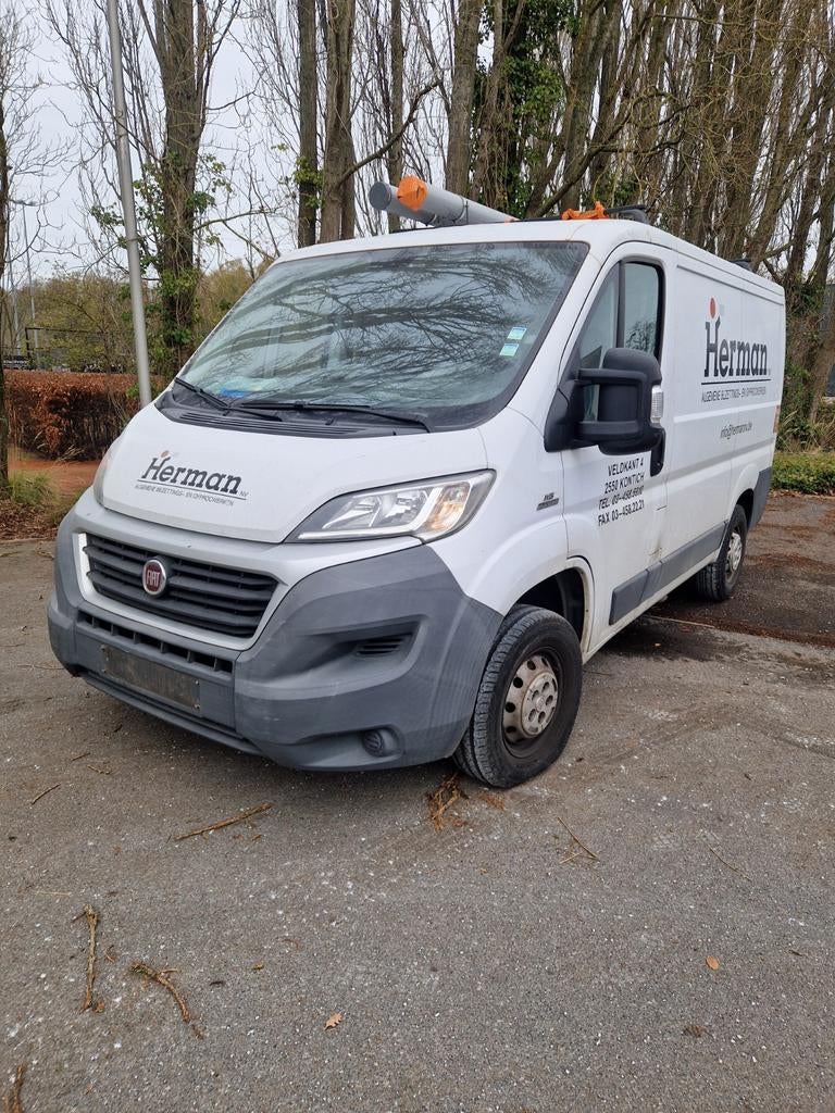 Fiat ducato 2.0 diesel euro5b injector progleem rijdt wel, Auto's, Fiat, Euro 5, Stof, Zwart, Wit