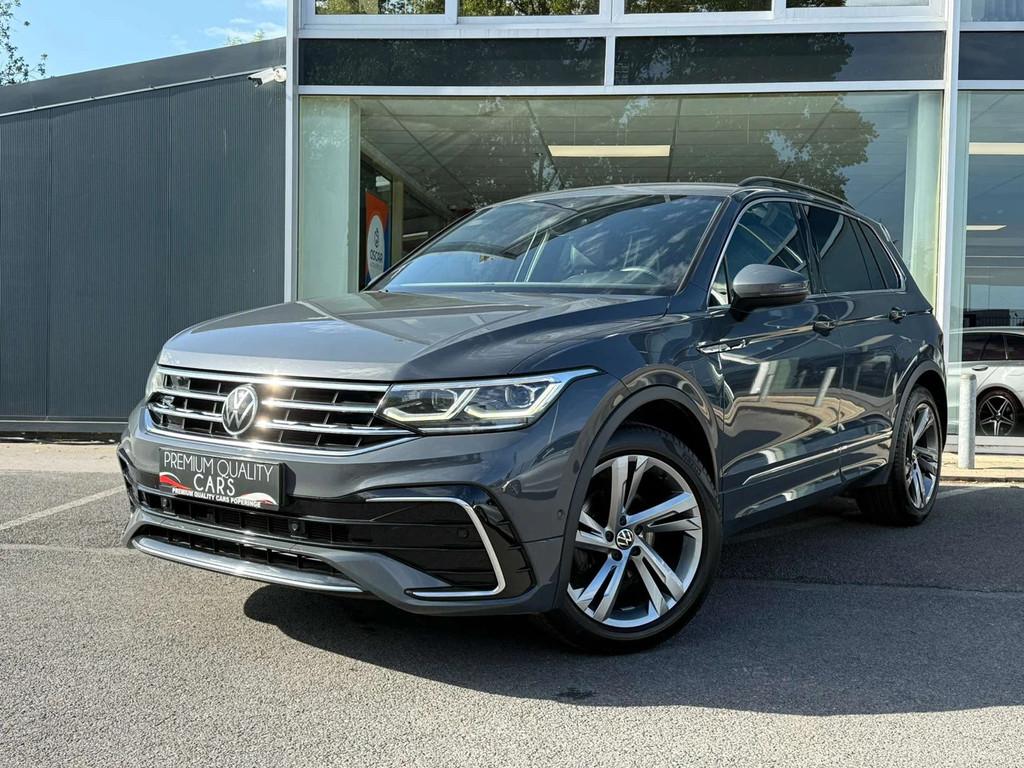 Volkswagen Tiguan 1.5 TSI DSG R-Line/ TREKHAAK / NAVI / CAME, Autos, Argent ou Gris, Achat, Entreprise, Noir