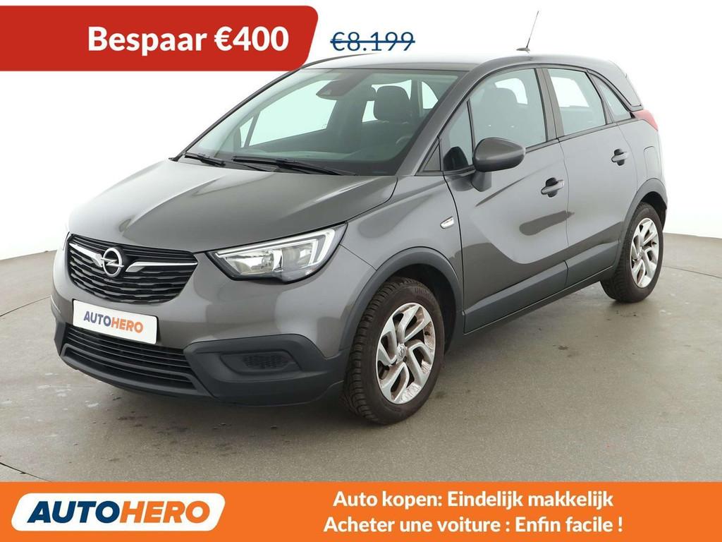 Opel Crossland X 1.2 Edition (année de construction 2019), Autos, Opel, Argent ou Gris, Achat, Euro 6, Boîte manuelle