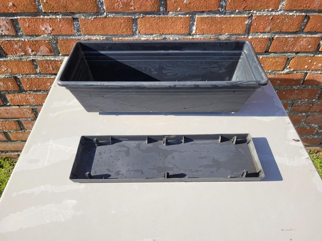 Boîtes à fleurs 20 x 50, 12 pièces, Jardin & Terrasse, Enlèvement, Synthétique