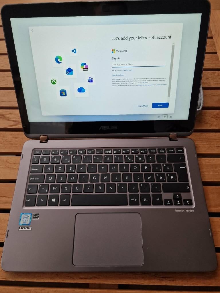 ASUS ZenBook UX360 Flip i5 8GB 256GB Touchscreen, Computers en Software, 2 tot 3 Ghz, 8 GB, 13 inch, Ophalen of Verzenden