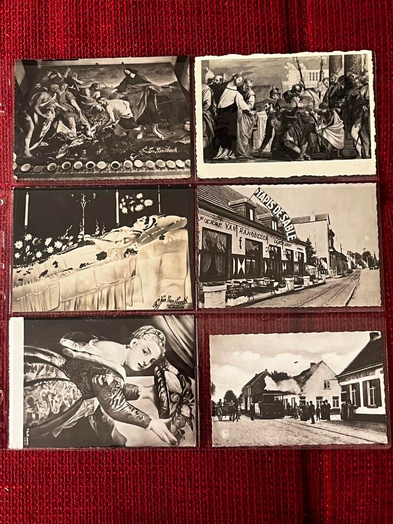 Postkaarten Zandtapijt Hekelgem Affligem bij Aalst, Ophalen of Verzenden