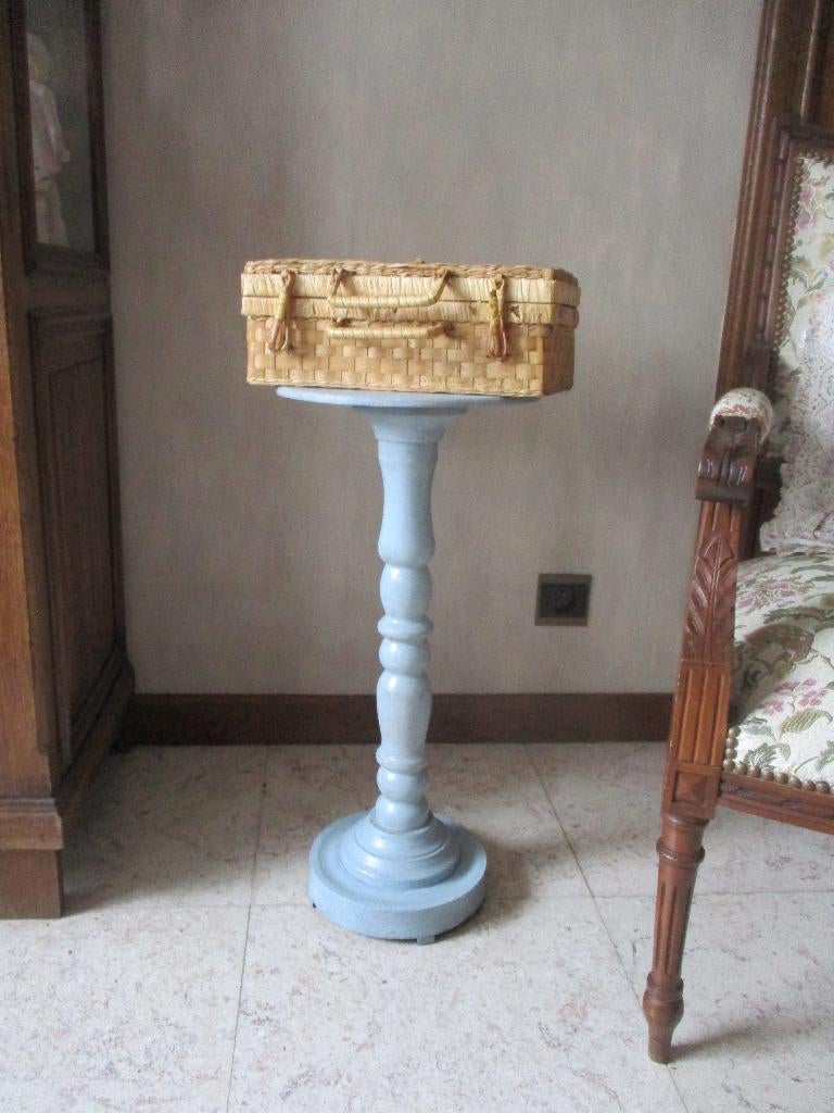 Vintage rotan koffertje, Antiek en Kunst, Ophalen