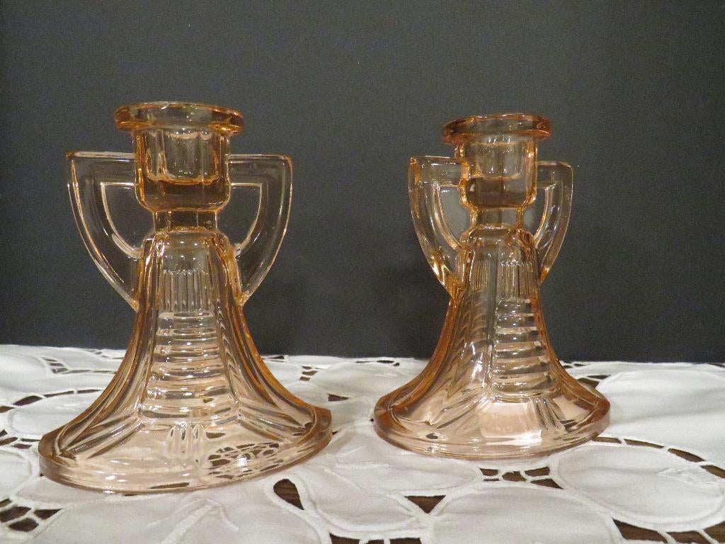 2 LUXVAL Victoria kandelaars, Ophalen of Verzenden