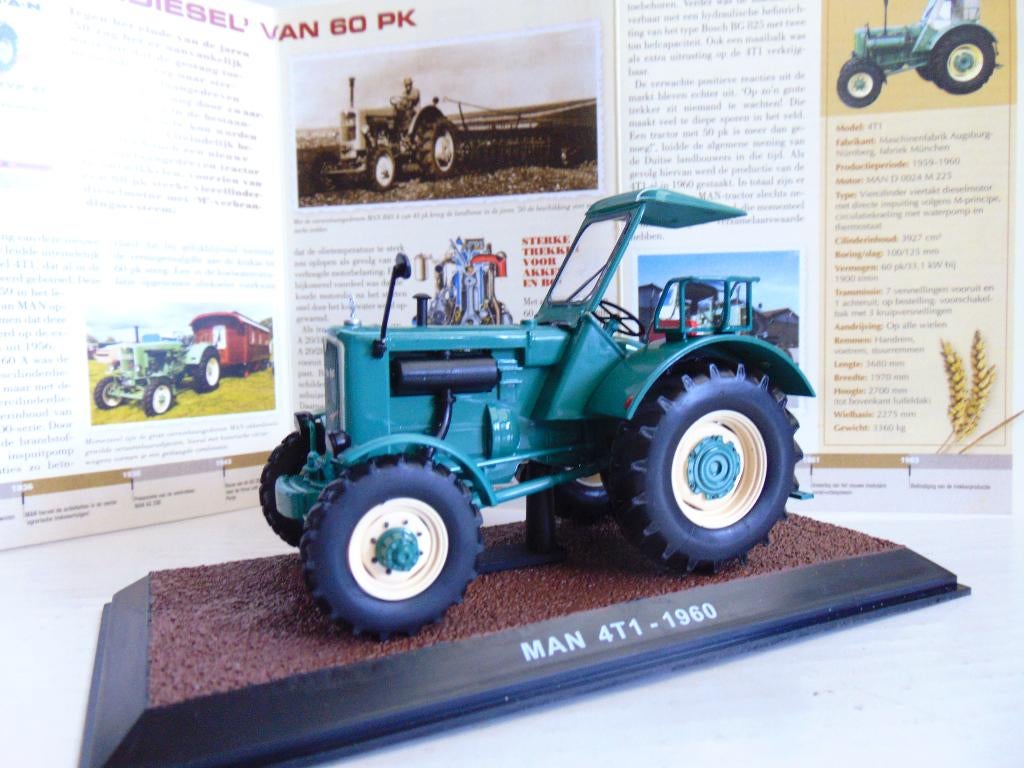 Model Tractor MAN 4 T1 - 1960 -1/32, Ophalen of Verzenden, Zo goed als nieuw, Tractor of Landbouw, Overige merken