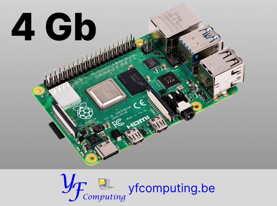 Raspberry Pi 4 Model B – 4 Gb RAM – WiFi – Nieuw, Hobby en Vrije tijd, Elektronica-componenten, Ophalen of Verzenden, Nieuw