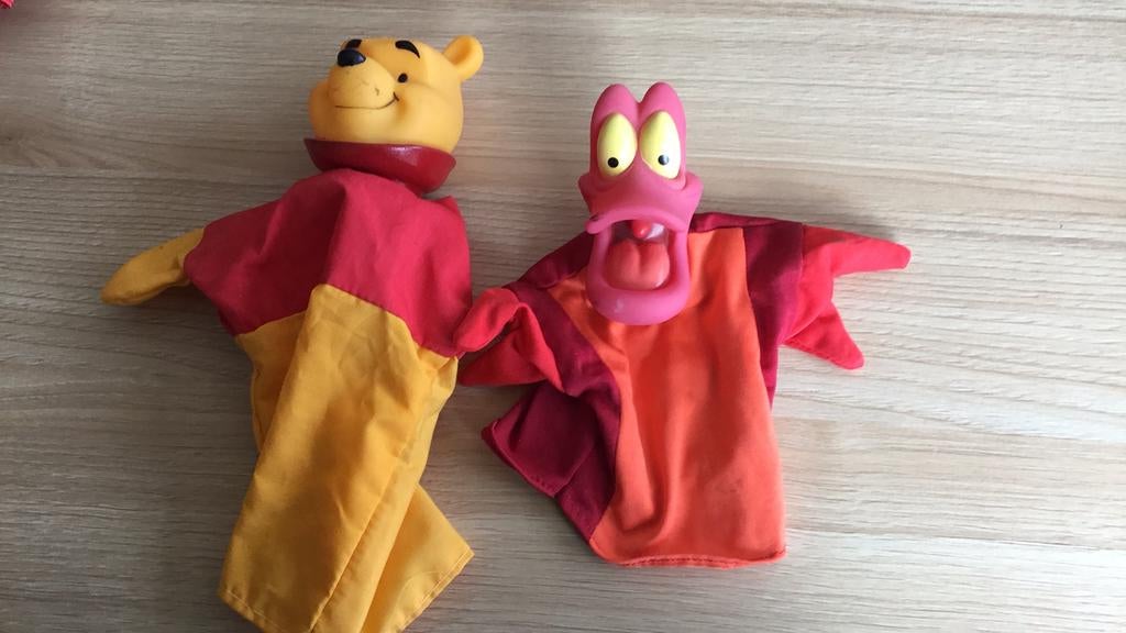 Poppenkastpoppen, Ophalen, Gebruikt