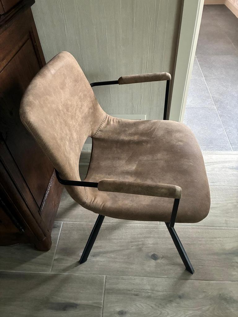 Eettafel stoelen of keuken stoelen, Comme neuf, Brun, Enlèvement, Modern