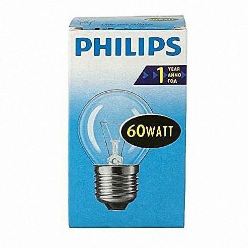 PHILIPS 22 gloeilampen 60W E27 helder, Huis en Inrichting, Ophalen, Gloeilamp, 60 watt of meer, Nieuw