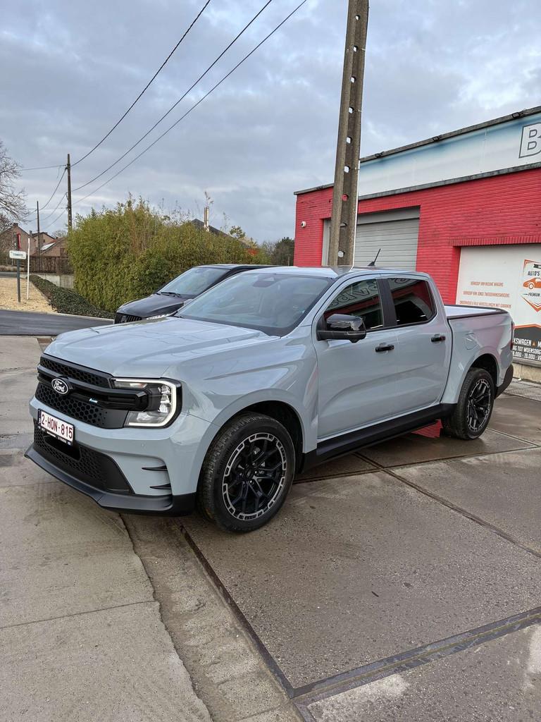 Ford Ranger Ranger 3.0 EcoBlue e-4WD MS-RT DIRECT, Autos, Argent ou Gris, Achat, Entreprise, Noir