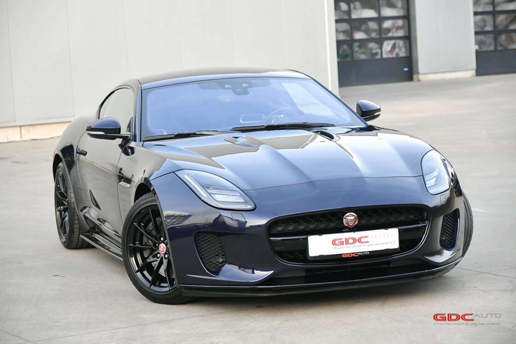 Jaguar F-Type Coupé 2.0 i4 (bj 2017, automaat), Auto's, Jaguar, Automaat, 1525 kg, Euro 6, Blauw