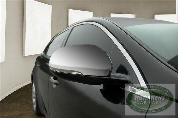 Chrome spiegelkappen set Jaguar XF 2010-2014, Auto-onderdelen, Spiegels, Nieuw, Ophalen of Verzenden