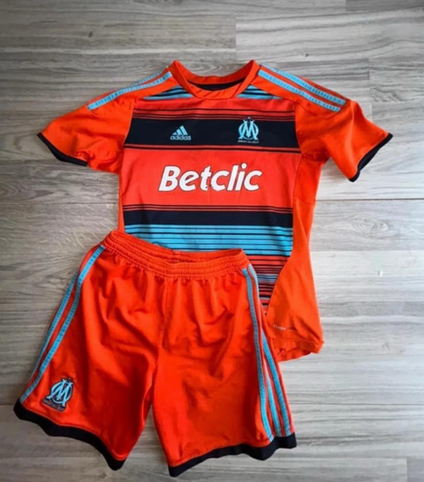 Ensemble maillot olympique Marseille  / taille 11/12ans, Enlèvement ou Envoi, Comme neuf, Maillot