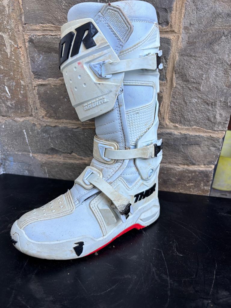 Thor witte laarzen, Motoren, Thor, Dames, Tweedehands, Ophalen