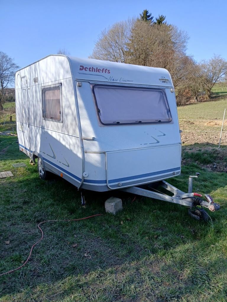 Caravane Dethleffs1999, Caravanes & Camping, Caravanes, 750 - 1000 kg, Dethleffs, Grand lit