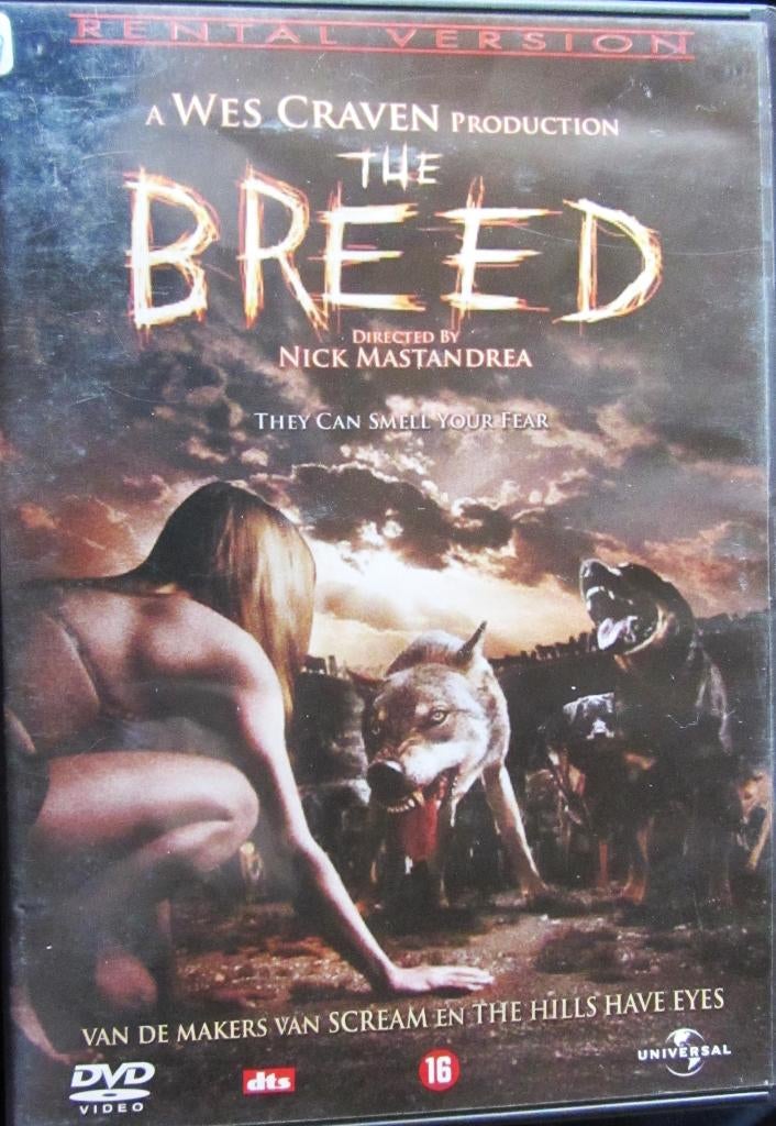DVD HORROR-  THE BREED, CD & DVD, DVD | Horreur, Tous les âges, Enlèvement ou Envoi, Comme neuf, Monstres