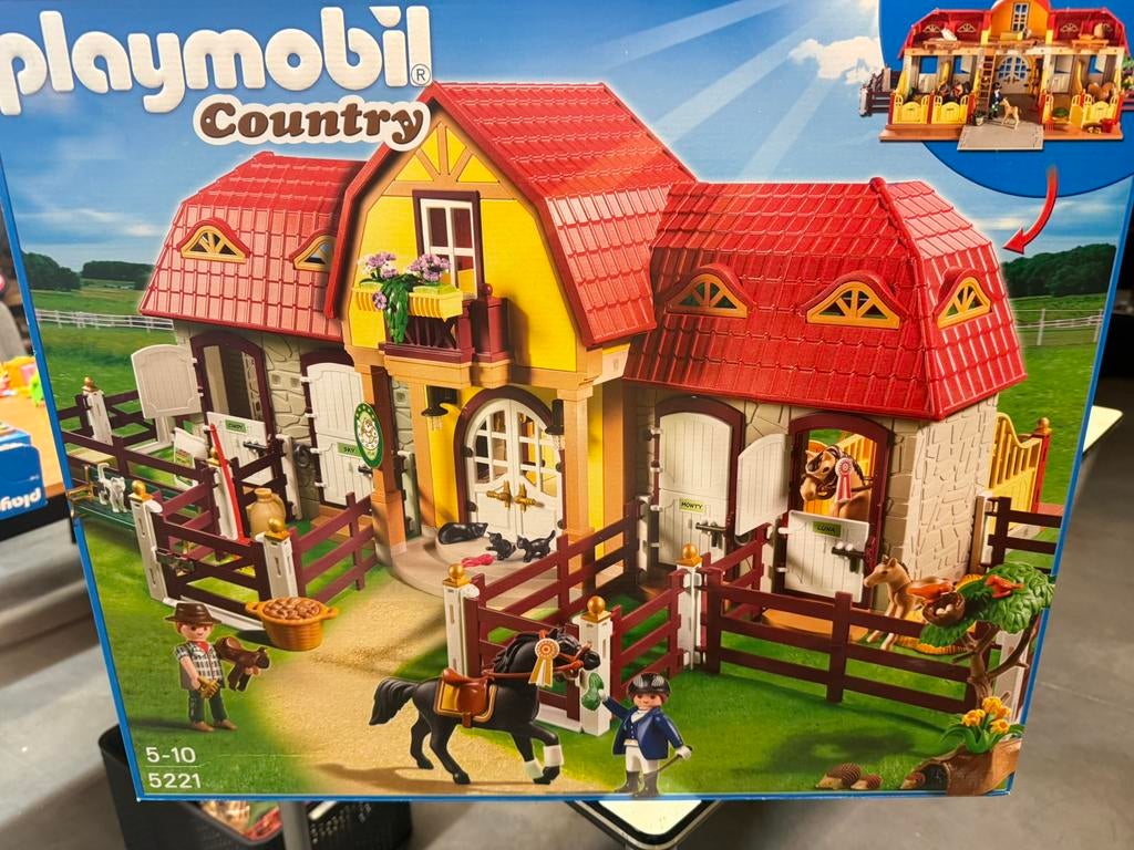 École d'équitation Playmobil, Enlèvement, Comme neuf