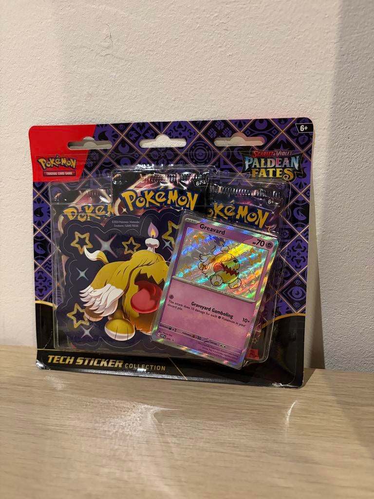 Paldean fates tech sticker collection Greavard, Ophalen, Nieuw