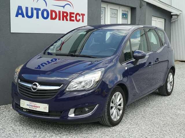 Opel Meriva 1.4i Enjoy Airco, Bluetooth, PDC *GARANTIE 1, Auto's, Opel, Monovolume, 140 g/km, Blauw, Bedrijf