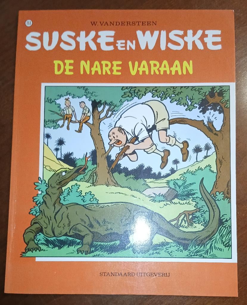 Suske en Wiske – De nare varaan (VK 153, 1975, 1ste druk), Livres, Enlèvement ou Envoi, Willy Vandersteen, Une BD, Comme neuf