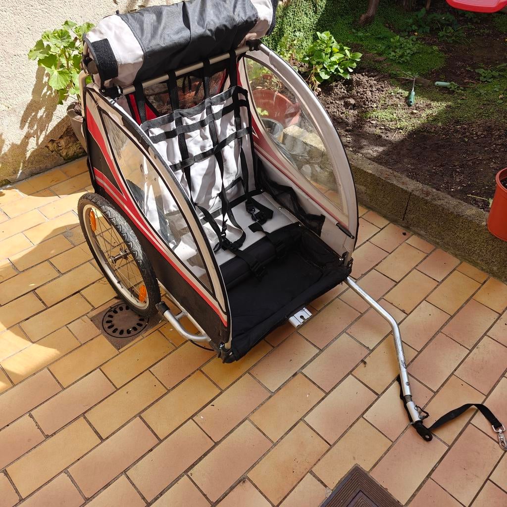 Fietskar voor kinderen, Fietsen en Brommers, Ophalen, Gebruikt, Opvouwbaar, Kinderkar