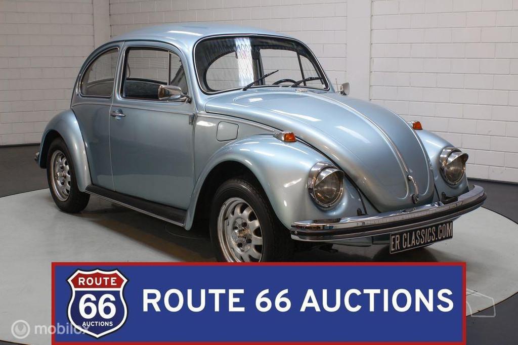 Volkswagen Beetle Weltmeister | 1972 | Route 66 Auctions, Auto's, Volkswagen, Zwart, Bedrijf, Handgeschakeld