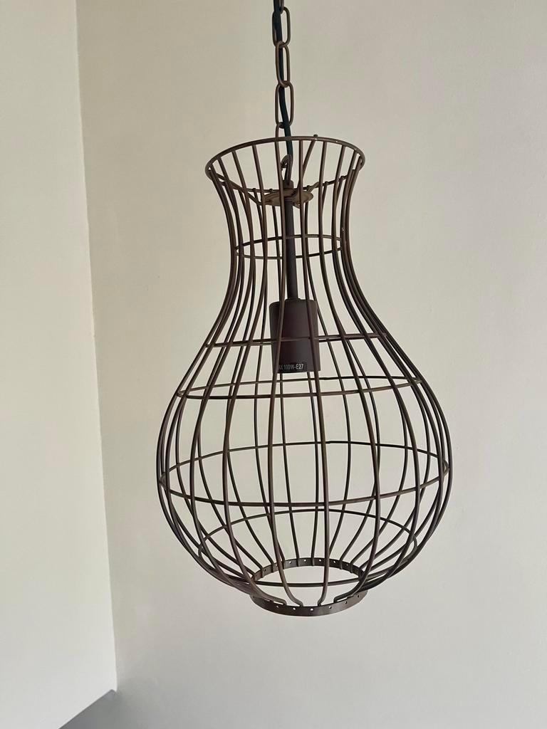 Lustre pampilles orange, Enlèvement, Comme neuf