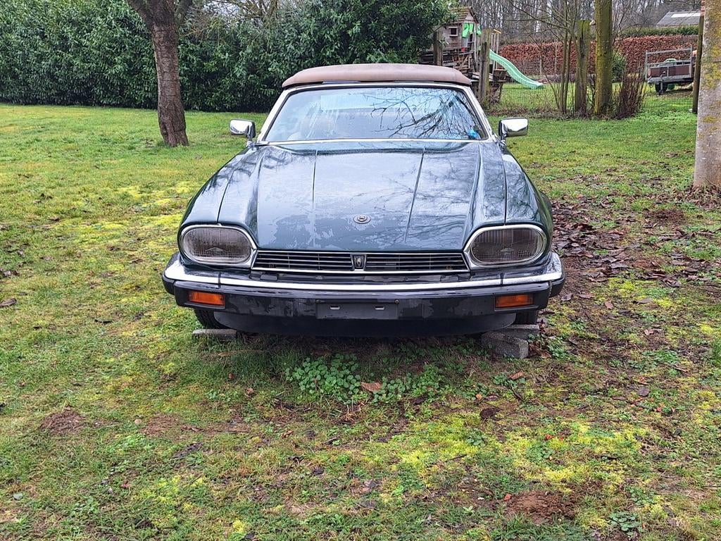Jaguar xjs 5.3 v12 cabrio roestvrij 41623kilometers, Automaat, 4 zetels, Achterwielaandrijving, Zwart