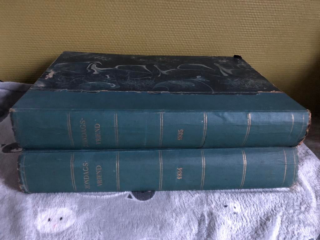 Zondagsvriend:  volledige jaarjang 1934 en 1935, Ophalen, Gelezen, Krant