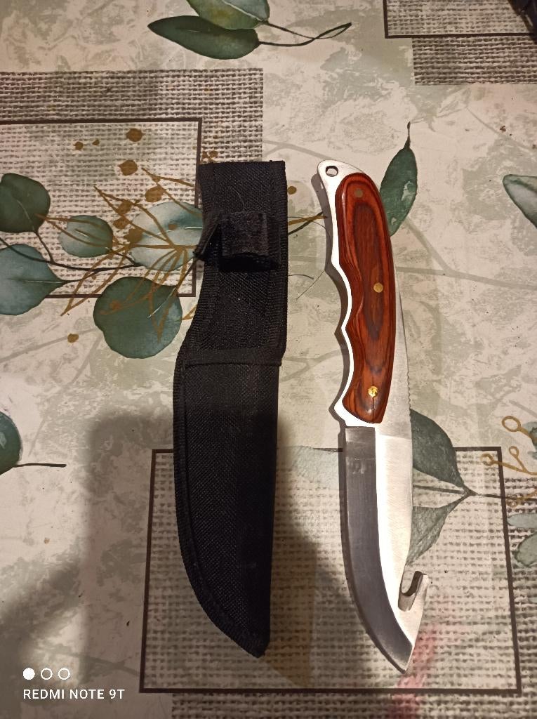 Bushcraft mes, jachtmes, Ophalen of Verzenden, Zo goed als nieuw