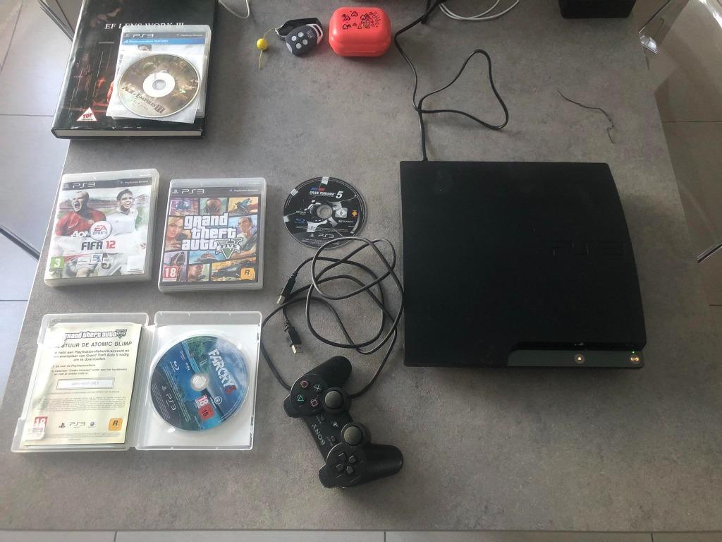 Playstation 3 +games, Games en Spelcomputers, Spelcomputers | Sony Consoles | Accessoires, Gebruikt, PlayStation 3, Overige typen