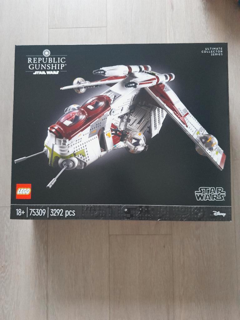 Lego Republic Gunship, Ophalen of Verzenden, Nieuw, Complete set, Lego