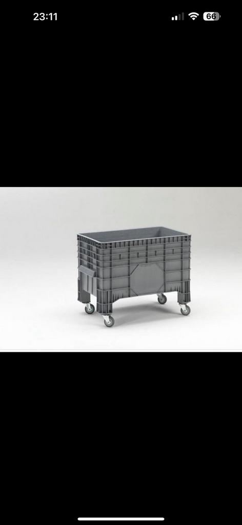 Kunstofbakken op wielen, Ophalen