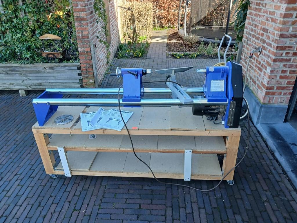 1m 60 lange houtdraaibank, Enlèvement, Utilisé, Tour à bois