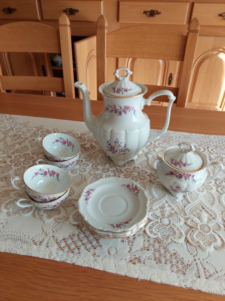 Service à café, Collections, Enlèvement ou Envoi, Comme neuf, Porcelaine, Tasse et/ou soucoupe