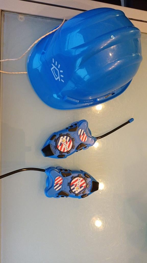 Walkie talkies politie met helm, Ophalen of Verzenden, Zo goed als nieuw