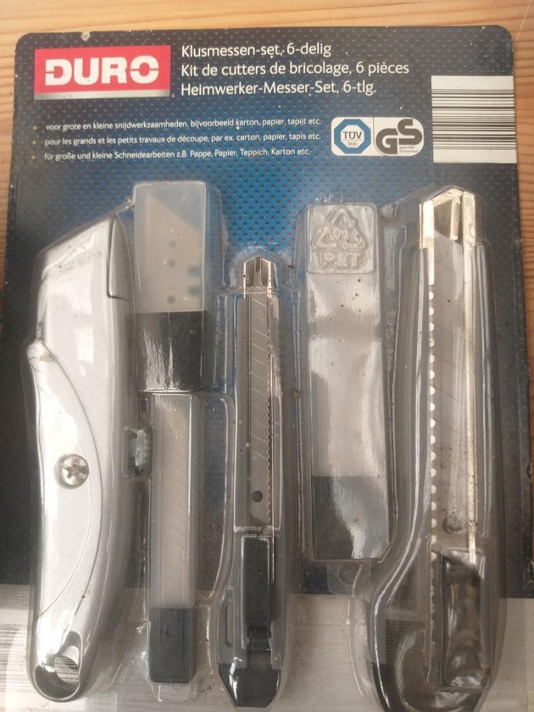 Nieuwe Duro klusmessenset 6-delig, Autos : Divers, Outils de voiture, Enlèvement, Neuf