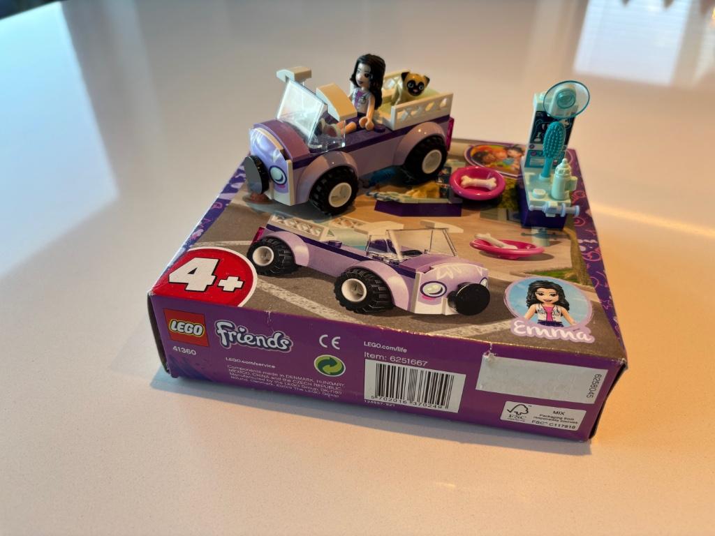 LEGO Friends (41360) Emma's mobiele dierenkliniek, Kinderen en Baby's, Speelgoed | Duplo en Lego, Zo goed als nieuw, Lego, Complete set